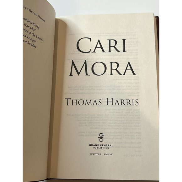 Thomas Harris Cari Mora Thriller Mystery Fiction Hardcover Book Horror - Picture 6 of 7